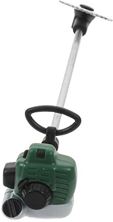 Abaodam Miniature Lawn Mower Model for Dollhouse Decor 1:12 Scale Pvc Miniature Mower Toy