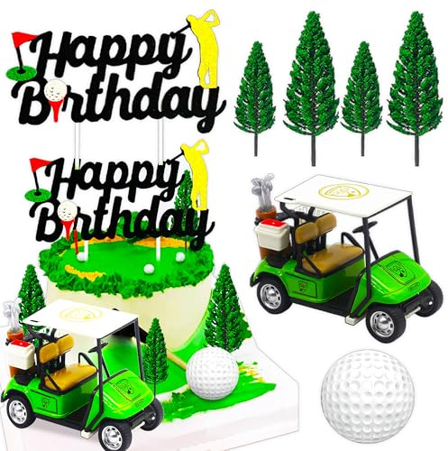 Golf Cake Decoration Heading for the Green Cake Topper Golf Themed Cake Decorations Golf Party Supplies Golf Party Favors Golf Birthday Decoration