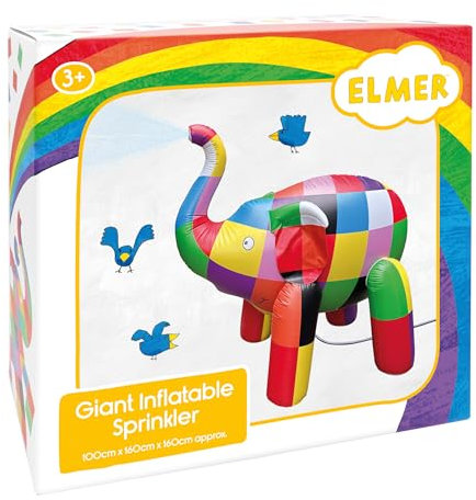 Elmer Giant Inflatable Sprinkler - Garden Water Toy