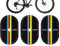 Tire Glue Stickers, Individual Adhesive Decal for Road Bikes, Water-Resistant Bikes Decals, Bikes Sticker for Bicycles, Road Bikes Tire Stickers, Mountain Bikes Decals, Folding Bikes Stickers