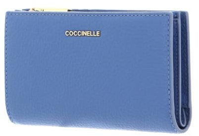 Coccinelle Metallic Soft Wallet Azul
