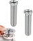Tornillo de colador de Fregadero,M12×45mm Fregadero Cesta Filtro Tornillo,Tornillo Hueco para Válvula de Desagüe,Tornillo de Enchufe para Válvula de Fregadero,2 PCS