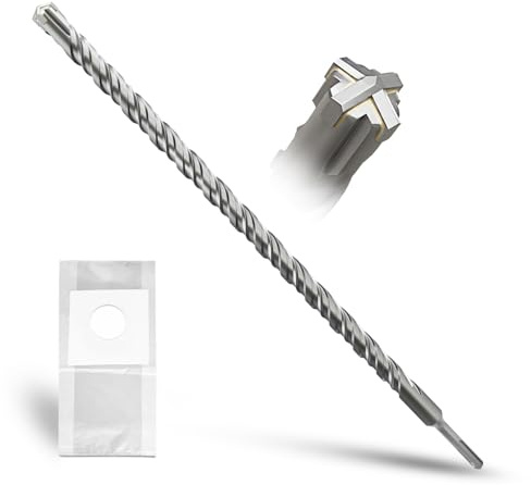 METOTY SDS Plus Bohrer 20mm×460mm, Hammerbohrer, Betonbohrer,Für Stein, Beton, Naturstein, Ziegelmauer