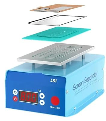Plaque chauffante universelle for écran LCD LS1, for réparation d'écran de téléphone, contrôle de température 0-120 °C, compatible avec la plupart des smartphones