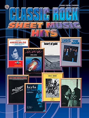 Classic Rock Sheet Music Hits: Piano/Vocal/Chords
