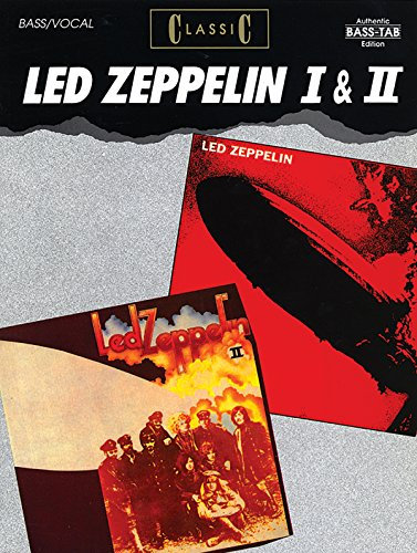 Classic Led Zeppelin I & II-Bass Tab-Music Book