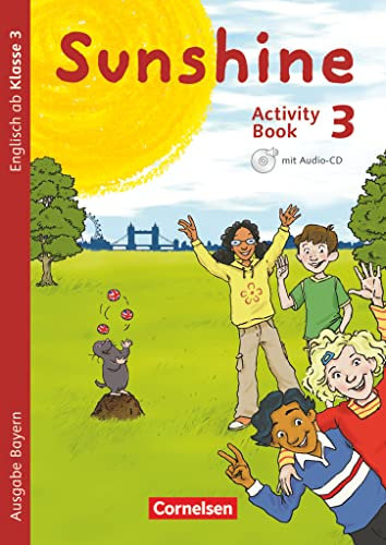 Sunshine - Bayern - 3. Jahrgangsstufe: Activity Book - Mit Audio-CD, Minibildkarten und Faltbox