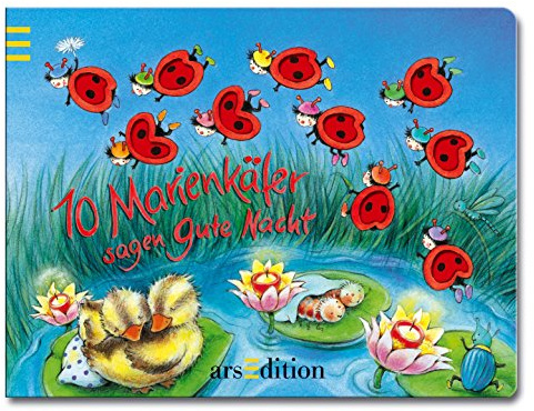 10 Marienkäfer sagen Gute Nacht (10er Stanze)