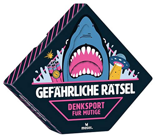 moses. Gefährliche Rätsel – Denksport für Mutige l 55 x Denksport für Escape-Fans l Nervenaufreibende Knobeleien mit Story-Charakter ab 12 Jahren