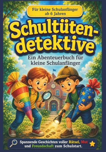 Schultütendetektive – Ein Abenteuerbuch für kleine Schulanfänger: Spannende Geschichten voller Rätsel, Mut und Freundschaft zum Schulstart: Spannende ... Rätsel, Mut & Freundschaft für den Schulstart