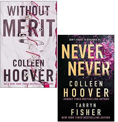Colleen Hoover Collection 2 Books Set (Without Merit, Never Never)