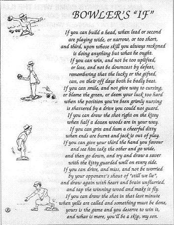 Geschirrtuch, Aufdruck Bowler's If