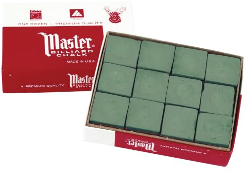 Imperial Master Billiard/Pool Cue Chalk Box, 12 Cubes, Spruce