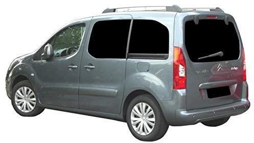 Solarplexius Vitres teintées sans Film Pare-Soleil sur-Mesure pour Citroen Berlingo II an. 2008-18 Kit Complet
