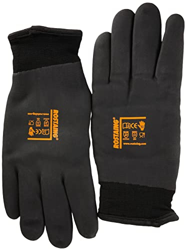 Rostaing WINTERPRO Handschuhe für kalte Bedingungen, schwarz, Medium