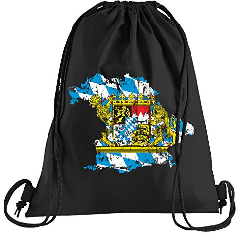 T-Shirt People Bayern Freistaat Bundesland Sportbeutel – bedruckter Beutel – eine schöne Sport-Tasche Beutel mit Kordeln