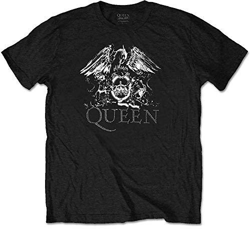 T-Shirt # M Unisex Black # Crest Logo