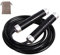 Gaoykai Cuerda de saltar de peso para mujeres, hombres, ejercicio, cardio, boxeo, crossfit, ajustable, con mango de aluminio, cuerda de saltar (negro)