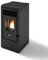 Eva calor - stufa a pellet eva calor rita nero goffrato 9.5 kw - 31378