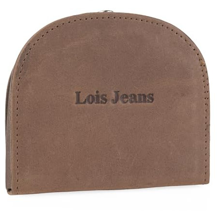 Lois - Porte Monnaie Homme Cuir Souple Petit Format - Petit Porte Monnaie Homme - Bourse Porte Monnaie Multi Rangements Anti RFID. Porte Carte Cuir., Camel