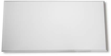 Alfa Schallabsorber 4 Stück je 100x50x5cm Akustikdämmplatte Lärmreduktion aus Schaumstoff mit Fase, schwer entzündbar, lichtecht, toller Kantenschliff, filigrane Struktur, weiß