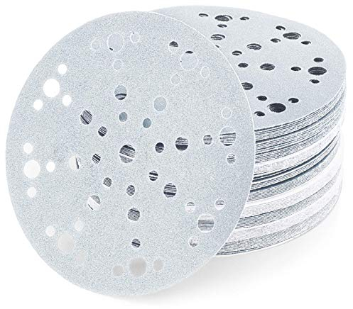 Schleifpapier Schleifscheiben 150 mm klett mit 48 Löchern K180 50 St von WAbrasive für Lack | passend zu festool rotex 150 mit schleifteller 150mm klett d150