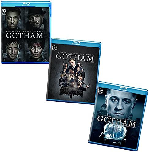 Gotham: The First Three Seasons Batman Blu-ray Collection – The Complete First, Second & Third Seasons (Season 1 / Season 2 / Season 3 Bluray Set) [Region 1, Spanish Artwork]