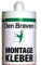 MONTAGEKLEBER Den Braven Befestigungskleber Befestigung PERFEKT FÜR UNSERE PVC & XPS 3D PANEELE Kleber FIX (300ml) (4 Kartusche)