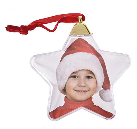 Merting Fotokugeln Weihnachtener,5 Set Transparente Weihnachtsbaum-Kugel Für Ihre Fotos,Weihnachtskugel Personalisiert,Weihnachtskugel Foto,Perfekte Geschenkidee Als Personalisierte Weihnachtsdeko