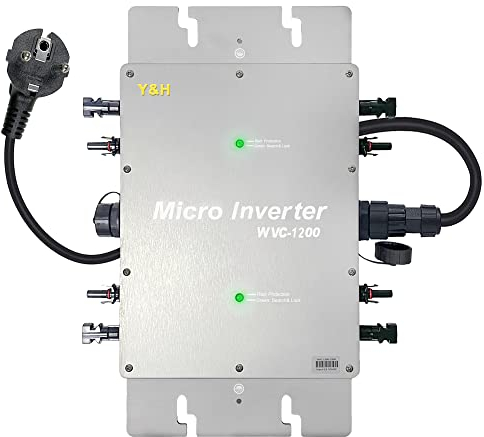 Y&H 1200 W Mains Coupled Inverter, Waterproof Inverter, 220 V Micro Inverter, Solar Mains Coupled Micro Inverter, Micro Inverter, Micro Grid Coupled Inverter