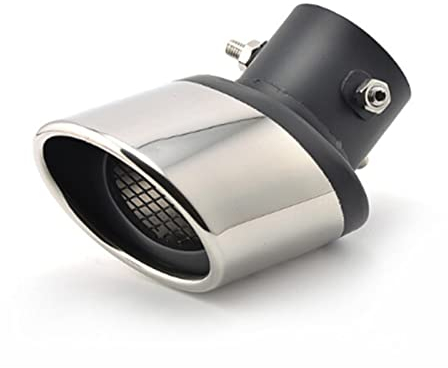 Schalldämpfer Für Mercedes Für Benz Für A180 Für A200 Für A260 W203 W210 W211 Für AMG W204 C E S Für CLS Für CLK Für CLA Tail Throat Liner Pipe Auspuffblende (Farbe : Bending)