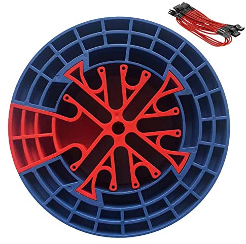 Maodom Comb Cable Tool,Practical Wire Comb - Cable Dresser, Bundler, Organizing Tool, Data Wire Comb, Daily Use Cable Dresser, for Cable Management