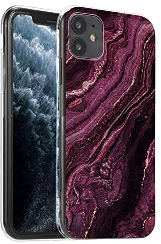 Verco Marmor Case für iPhone 11 Hülle Silikon Handyhülle mit Motiv für iPhone 11 Schutzhülle