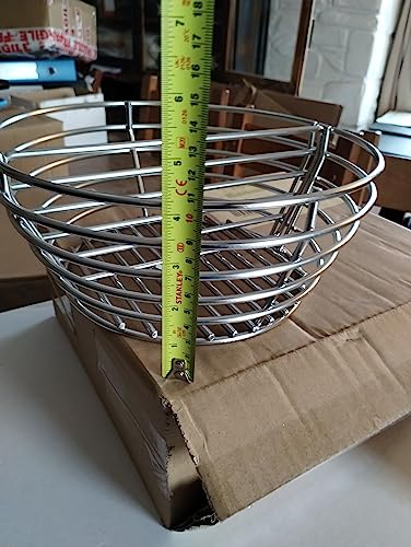YNNI KAMADO Kick Ash Basket for 15 to 16 external diameter Grills. Compatible Removable Central Divider TQKAB15