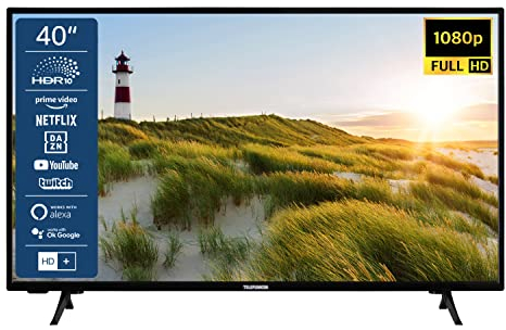 TELEFUNKEN XF40SN550S 40 Zoll Fernseher/Smart TV (Full HD, HDR, Triple-Tuner) - 6 Monate HD+ inkl.