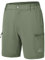 donhobo Kurze Hose Damen Outdoor Shorts Wanderhose Sommer Hosen Laufhose Sporthose Trainingshose für Wandern, Camping, Reisen (Helles Armeegrün, M)