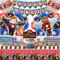 103 Pcs Geburtstagsdeko Luftballon Rob, Party Geschirrset Kindergeburtstag, Helium Ballon, Pappteller, Deko Torte, Servietten, Tischdecke Geburtstag Deko
