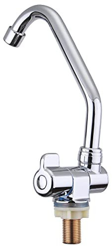 Waiecnksa pliable pour camping-car - Poignée unique rotative - de cuisine en cuivre pour froide