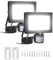 CLY 25W Security Lights Outdoor Motion Sensor, 2100 Lumen IP66 Waterproof Outside Light with Remote Control 6500K Motion Sensor Flood Light, LED Outdoor Lights for Backyard, Garden, Doorway, Garage 2P