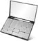 Beaupretty Magnetic Makeup Palette with Mirror, Empty Eyeshadow Palette With 15 Square Pans for Eyeshadow Lipstick Blush Powder