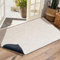 Yancorp 1/10 Inch Ultra Thin Door Mat,3'x4'Entryway Rug,Anti-Slip Indoor Door Mat for Low Clearance Front Door,Outdoor Rug,Kitchen Bath Mat with No Slip Rubber Backing Machine Washable, Khaki