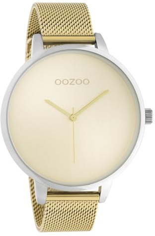 Oozoo Damen Armbanduhr Timepieces Analog Metall Gold UOC10863 Analoguhr