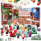 National Lampoon’s Christmas Vacation Adventskalender 2025, National Lampoon Adventskalender 24 Tägige Countdown Calendar, 3D Christmas Figures Spielzeug für Kinder, Weihnachtskalender 2025