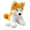 KUKUShining Shiba Inu Hund Kuscheltier Plüschtier, Weicher Akita Hund Welpen Stofftier für Zimmerdekoration Kinder und Hundeliebhaber(45cm/17.7in)