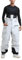 Skihose Damen Wasserdicht Herren Hosenträger Skihose Winter Thermo Snowboardhose Unisex Gefüttert mit Träger Skihose Baggy Schneehose Latzhose Warme Snowboard Hose Outdoorhose(Light Gray,XXL)