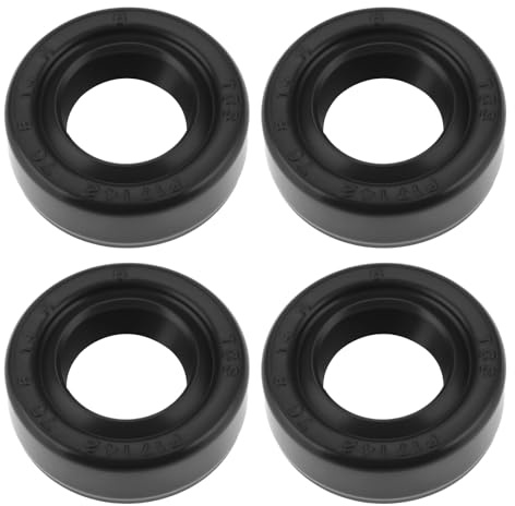 Create idea Lot de 4 joints d'huile en caoutchouc - Pièce de rechange 92049-7019 - Joint de carter de manivelle - Compatible avec moteur Kawasaki 4 temps - 14,1 x 7,2 x 4,8 mm