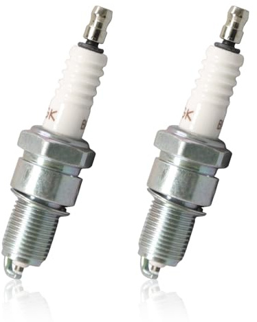 AUMEL 2pcs BP5ES Bougie D'allumage Kit pour Honda GX160 GX120 GXV120 GXV160 5HP 196cc et Moteurs, pour NGK 7734, pour Torch F5RTC 98079-55846 BPR5ES(2)