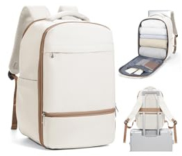 Handgepäck Rucksack 40x20x25 für Ryanair Klein Reiserucksack Wasserdichter 40x30x20 Unter Dem Sitz Rucksack Flugzeuge Reisetasche Weekendertasche Wanderrucksack Lässiger Tagesrucksack,C4-Beige-Braun
