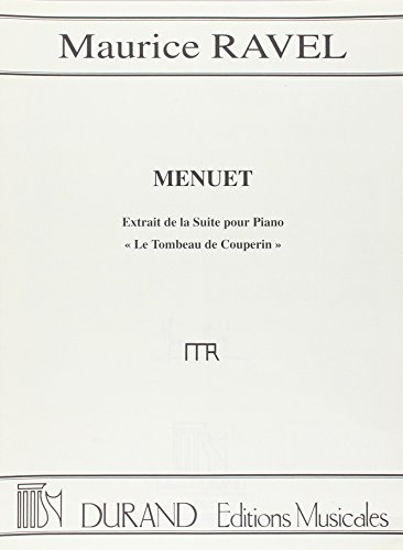 Menuet Du Tombeau Piano
