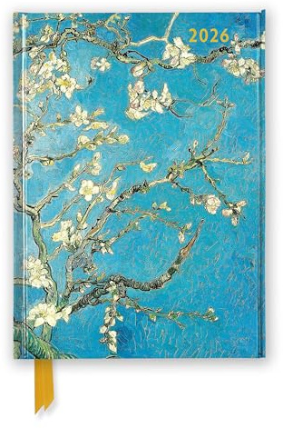 Vincent van Gogh – Mandelbaum in Blüte – Tischkalender 2026: Original Flame Tree Publishing DIN A5-Diary [Taschenkalender]